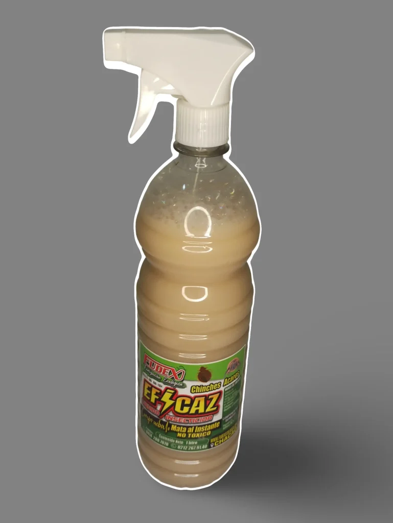 Insecticida Líquido para Chinches de Cama y Colchón en Caracas y Toda Venezuela – 1 Litro con Atomizador
